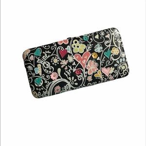 Cute flower pink green mine wallet Id hold…